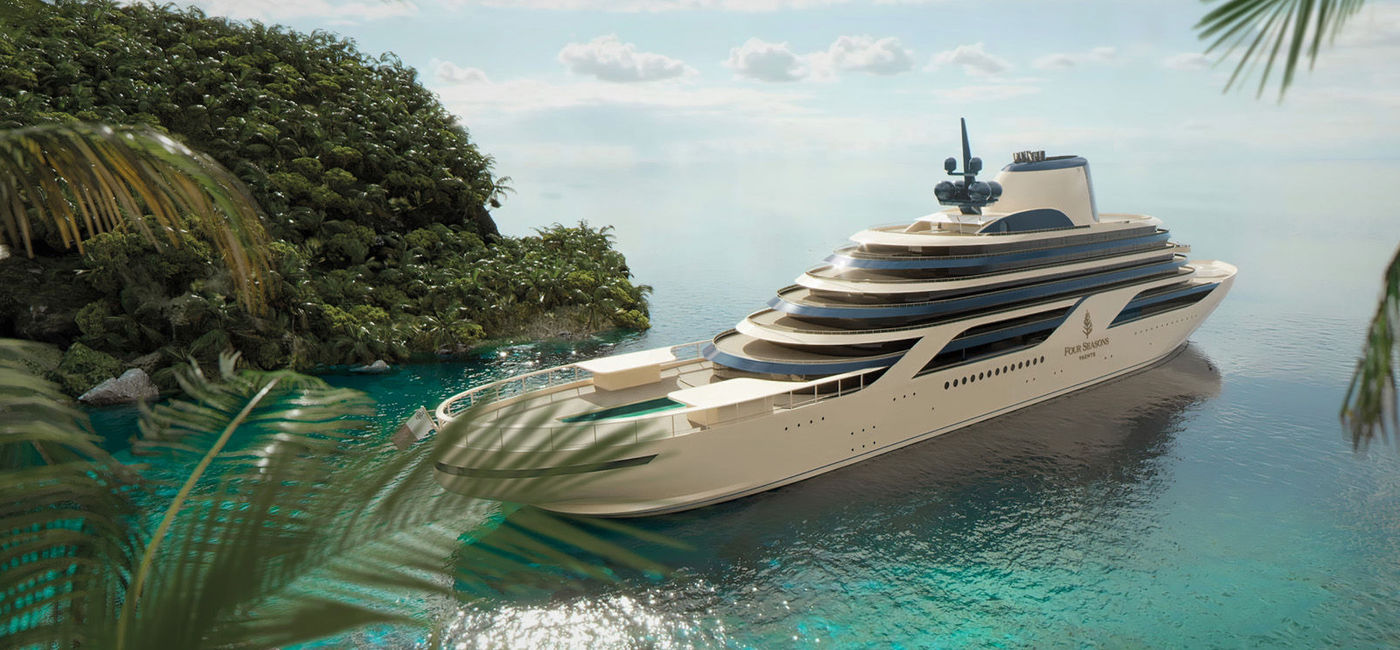 Image: A rendering of a Four Seasons Yachts vessel (Photo Credit: Four Seasons Yachts)