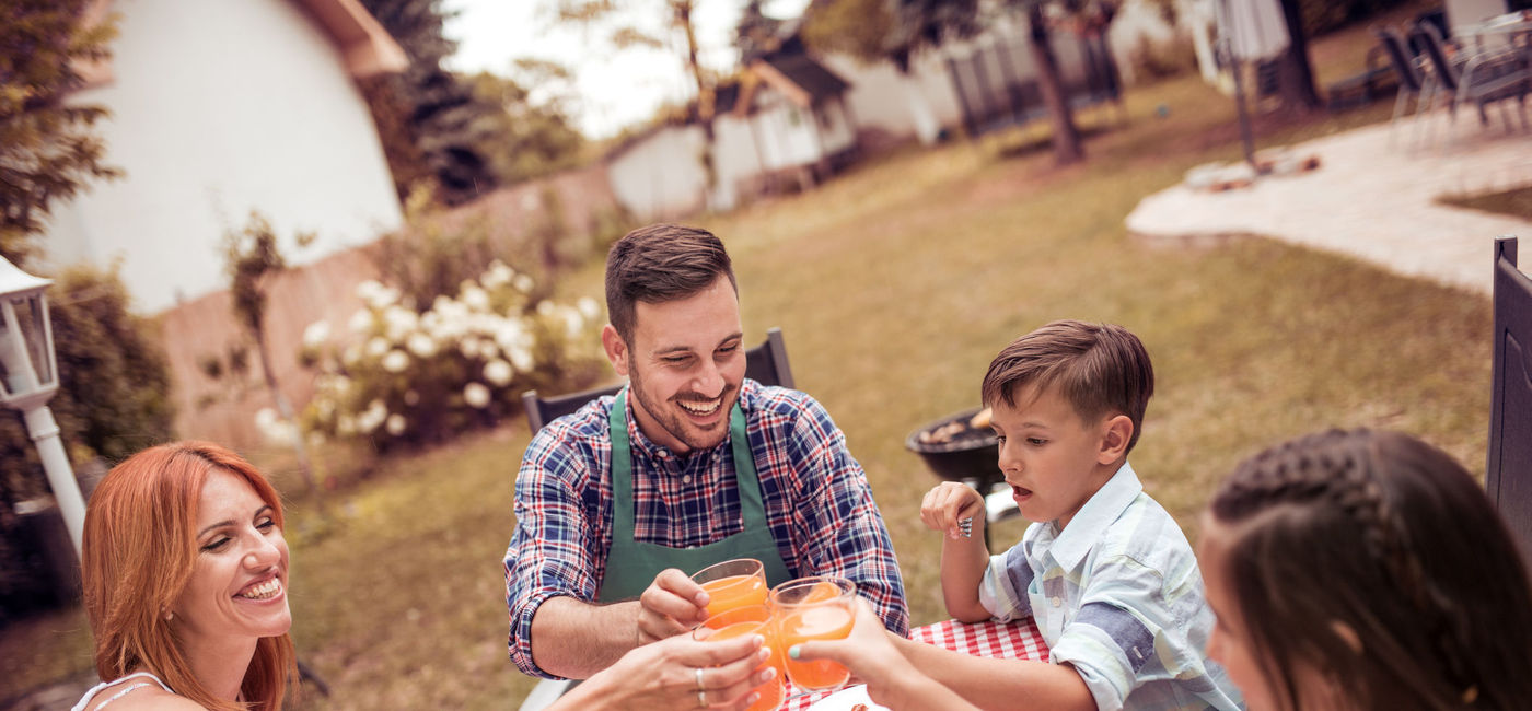 Image: PHOTO: Family enjoying a staycation at home. (Photo via Getty Images Plus / Stock / Ivanko_Brnjakovic)