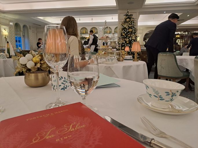 Afternoon tea, London, Christmas