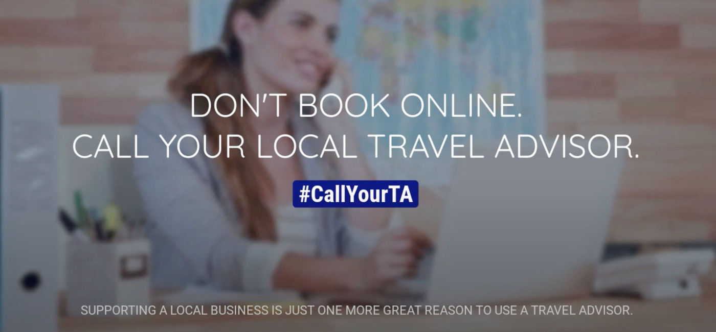 Image: Don't book online, call a local travel advisor instead (Call Your TA)