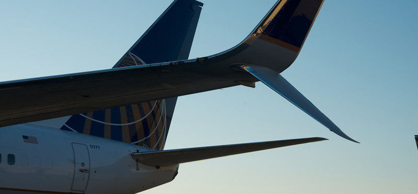 Image: PHOTO: United Airlines plane wing. (photo via United Airlines Media)