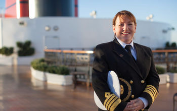 Captain Inger Klein Thorhauge, Cunard Line, female captains, women in travel
