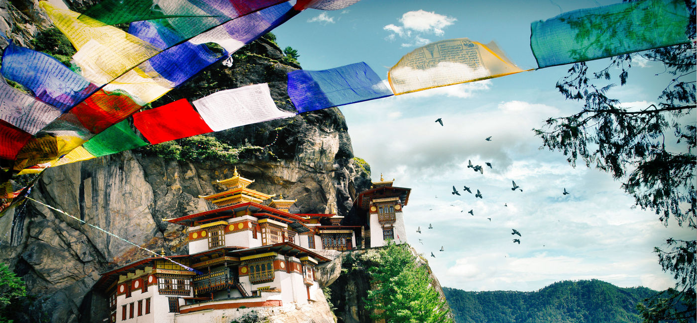 Image: The photo-famous Tiger's Nest Monastery in the Kingdom of Bhutan. (photo vianarvikk / E+) (Source: (photo via narvikk / E+))