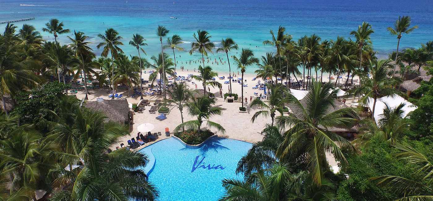 Image: PHOTO: Viva Wyndham Dominicus Beach Aerial View ((photo via Viva Wyndham Resorts))