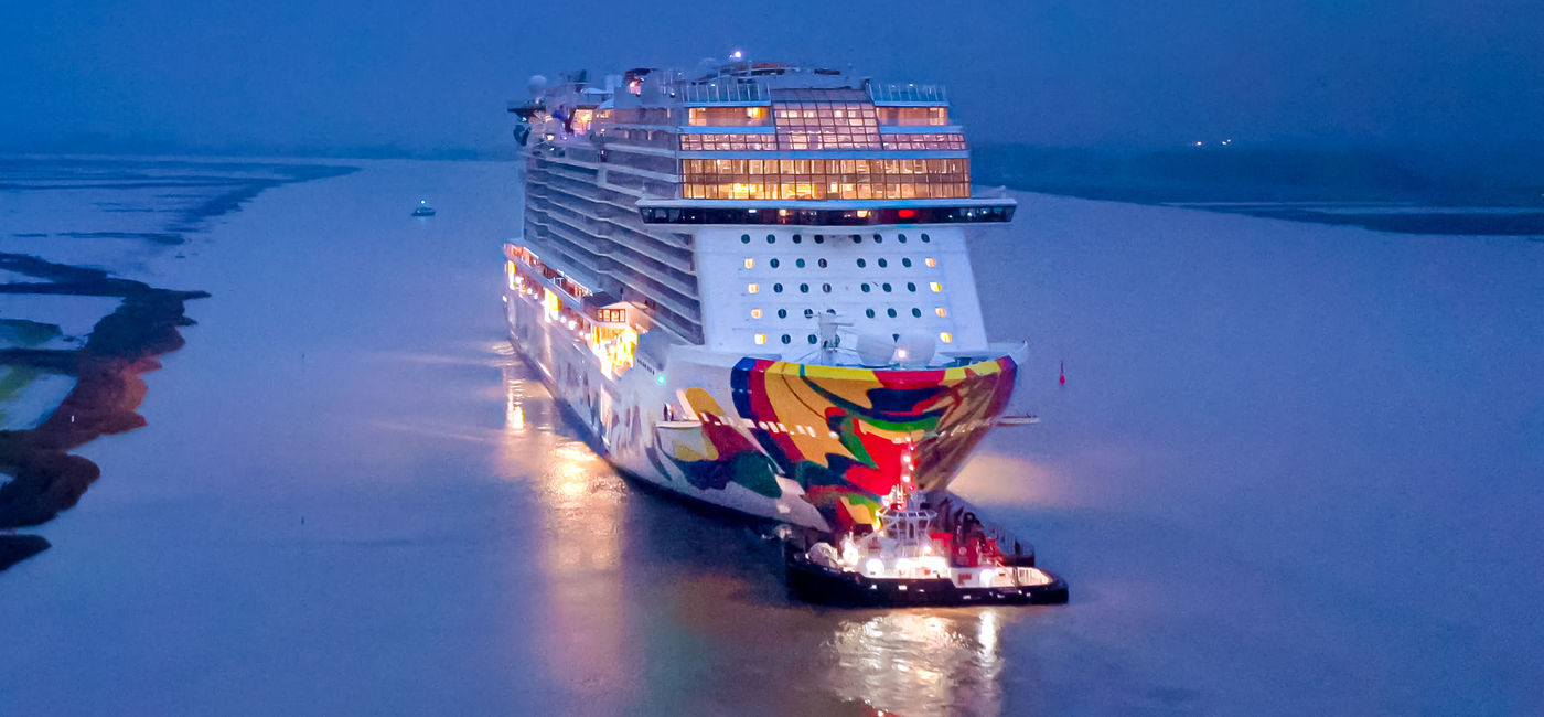 Image: Norwegian Cruise Line's Norwegian Encore. (Photo courtesy of Norwegian Cruise Line)