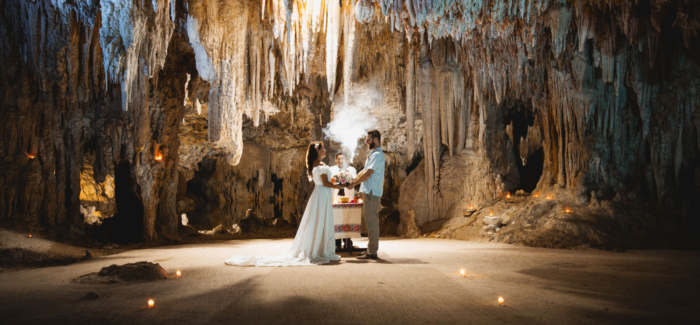 Image: Cave Wedding in the Mexican Caribbean (photo via Travel Mexican Caribbean) ((photo via Travel Mexican Caribbean))