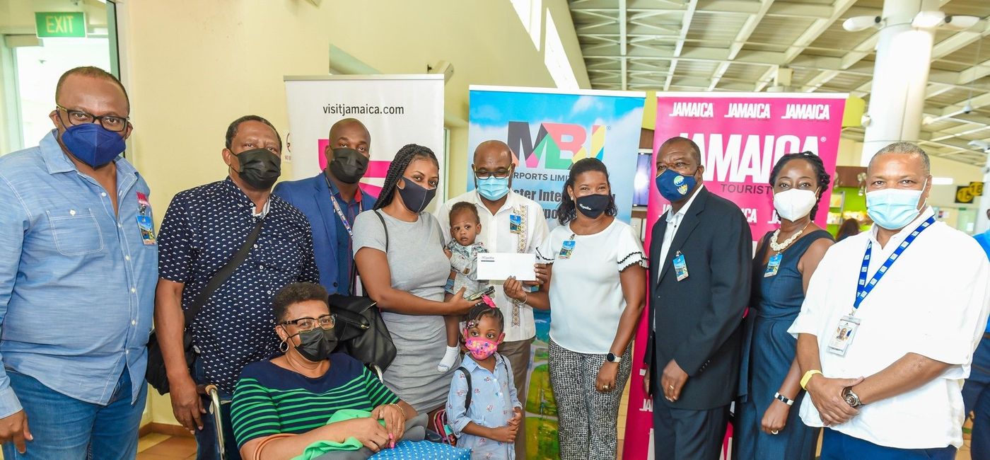 Image: Jamaica Welcomes One Millionth Post Outbreak Visitor (Jamaica Tourist Board)