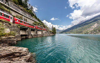 Bernina Express between Switzerland and Italy- rail europe