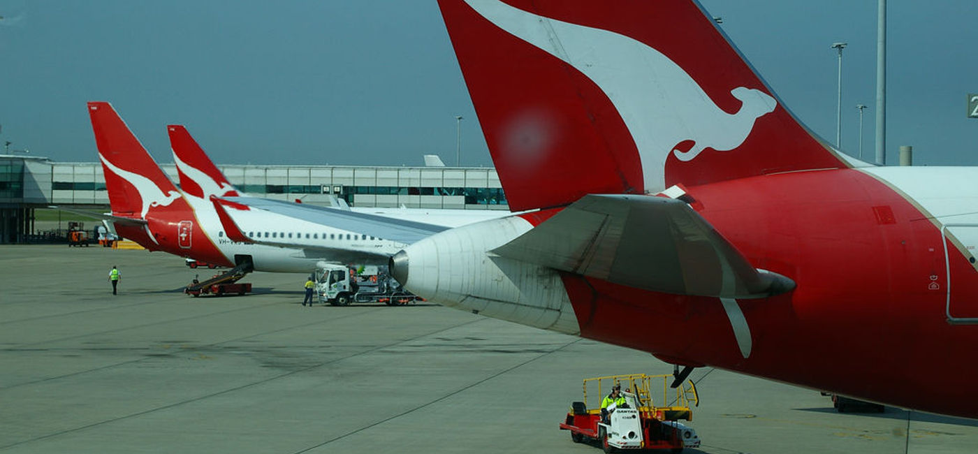 Image: PHOTO: The tails of several Qantas airplanes an Australian airport. (Photo via Flickr/Rae Allen) 