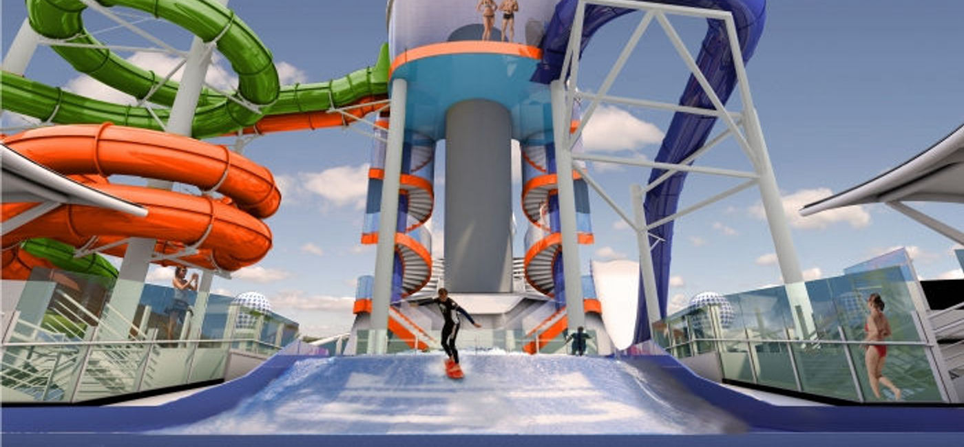 Image: PHOTO: Royal Caribbean International's Perfect Storm water slides on Liberty of the Seas. (photo courtesy of Royal Caribbean International)