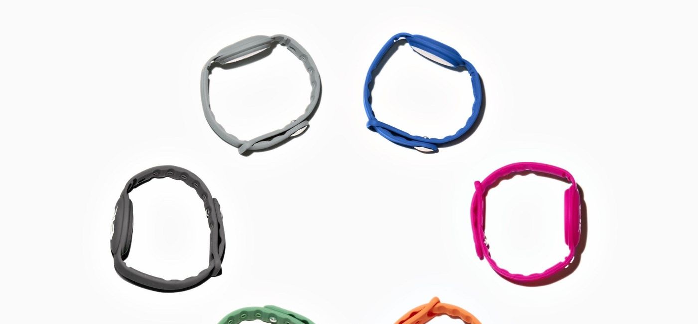Image: Tracelet contact tracing wearable bands. (photo via Royal Caribbean International Media)