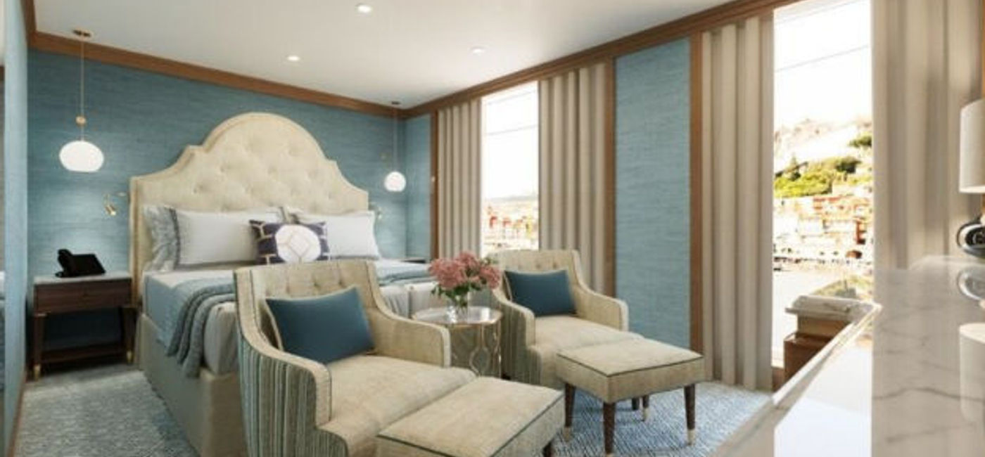 Image: PHOTO: Stateroom onboard Uniworld's new S.S. Sao Gabriel. (Photo via Uniworld)