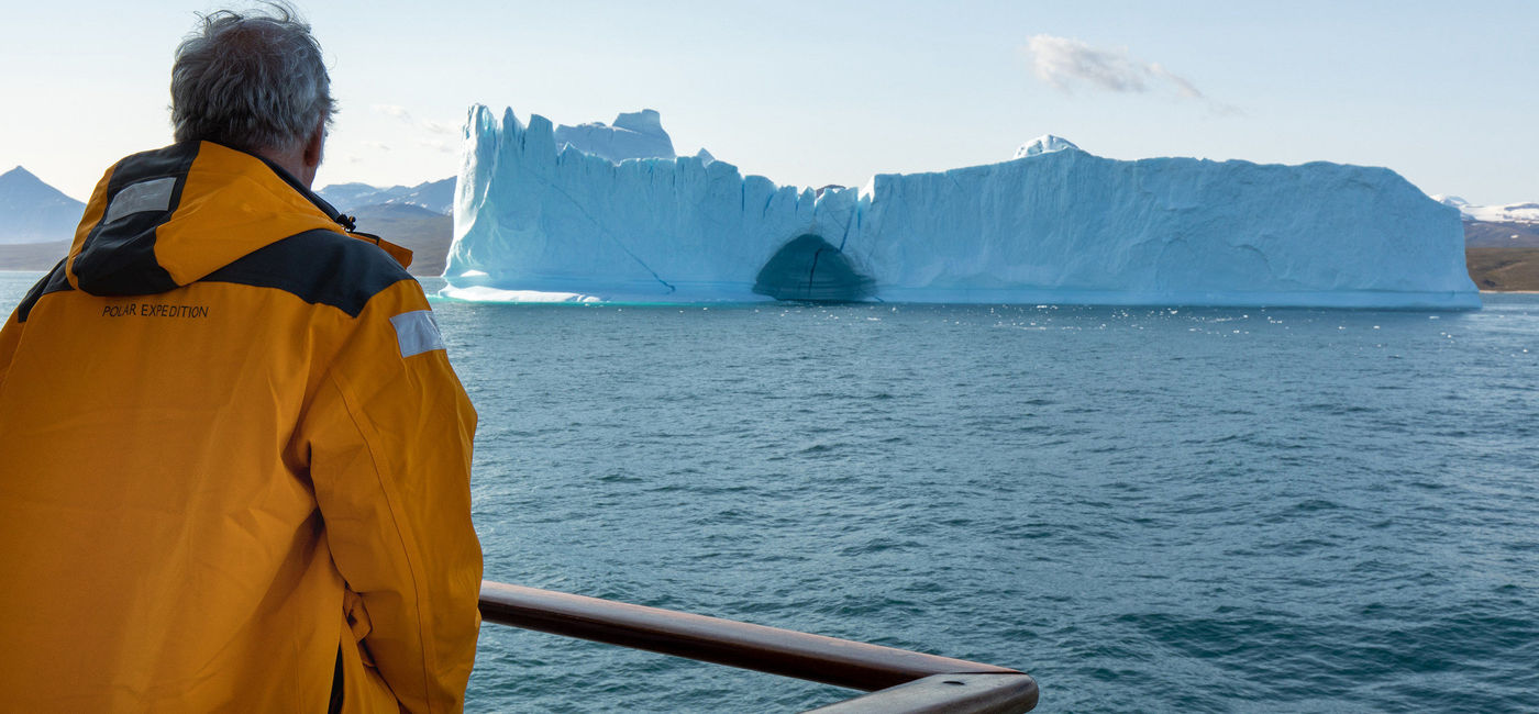 Image: Quark Expeditions' Ultramarine vessel sailing in the Canadian Arctic. (photo courtesy of Quark Expeditions/Michelle Sole)