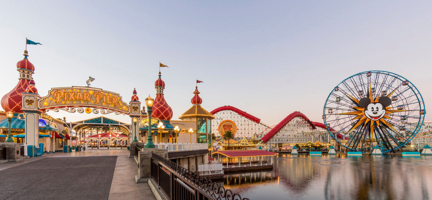 Image: Pixar Pier in Disney California Adventure Park. (photo courtesy of Disneyland)