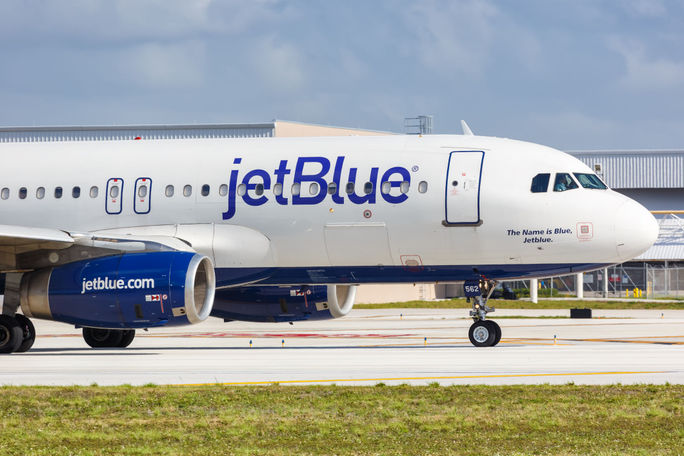 JetBlue Airbus A320 in Fort Lauderdale, Florida