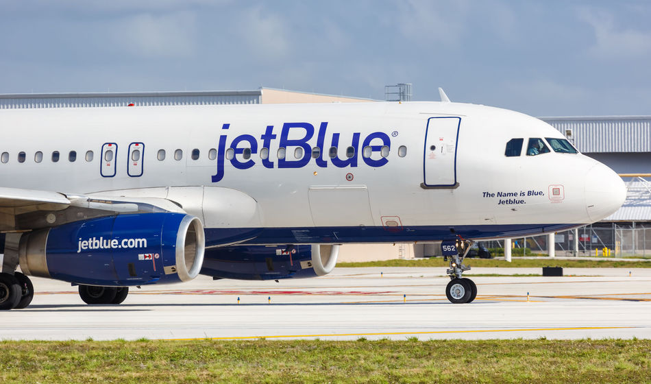 JetBlue Airbus A320 in Fort Lauderdale, Florida