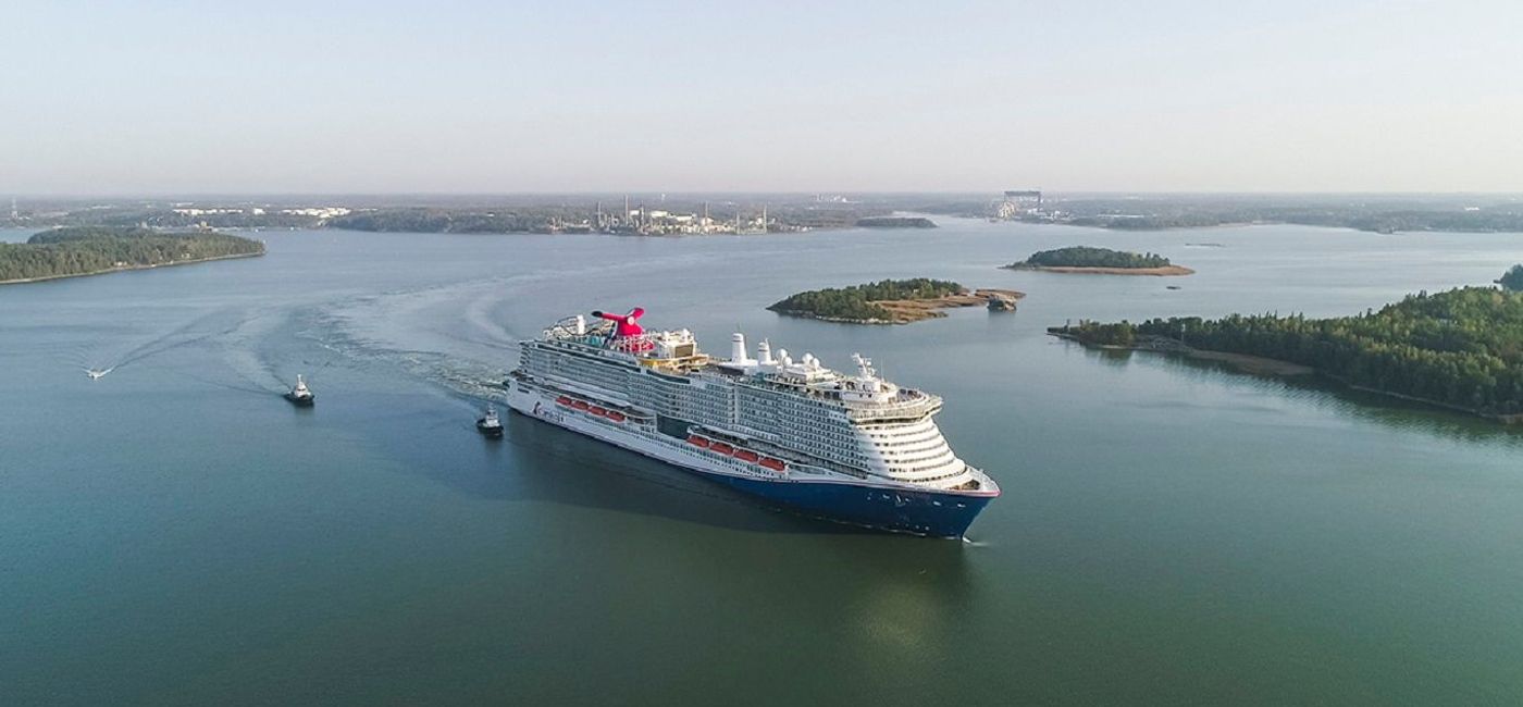 Image: Carnival Cruise Line's new Mardi Gras is undergoing sea trials. (Photo courtesy of Carnival Cruise Line)