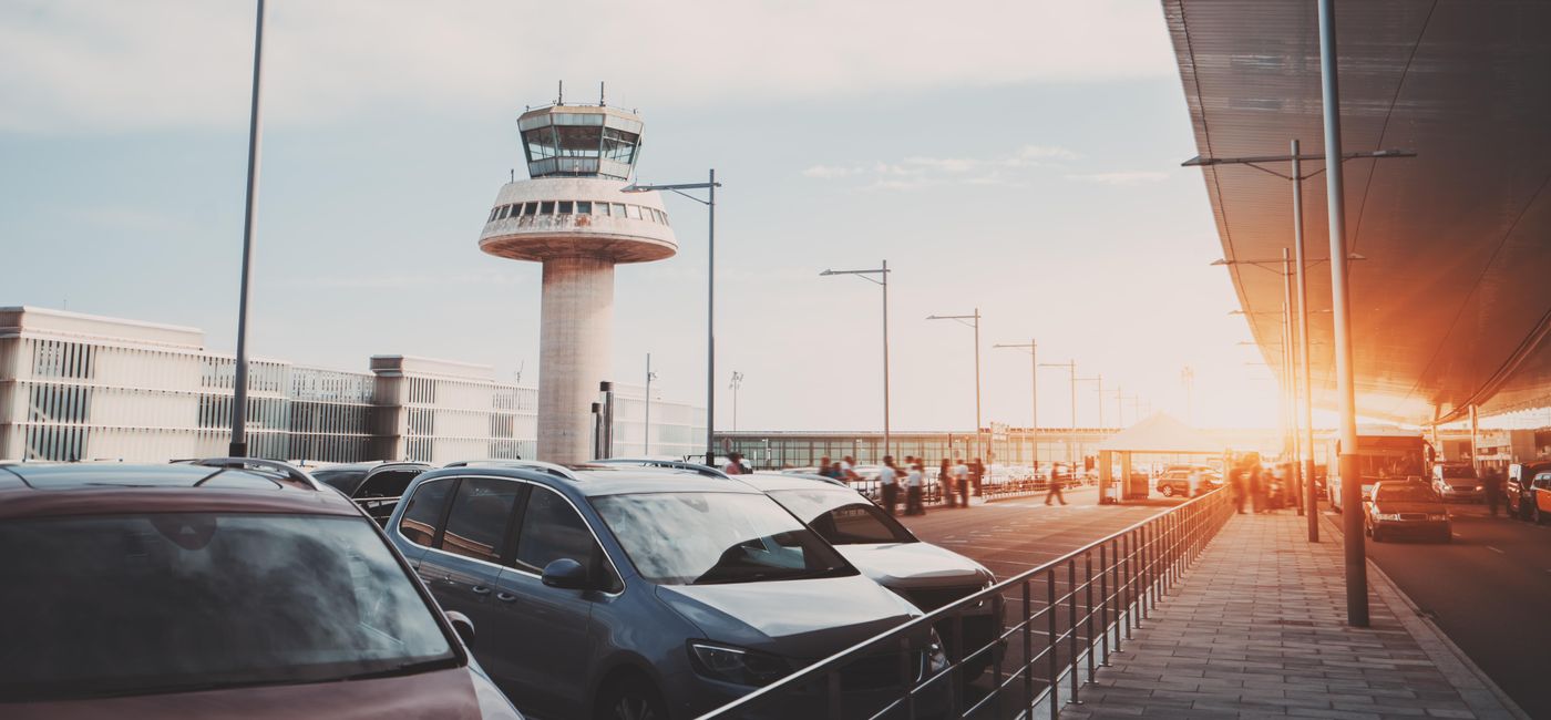 Image: PHOTO: Parking lot of modern airport terminal. (Photo via skyNext / iStock / Getty Images Plus)