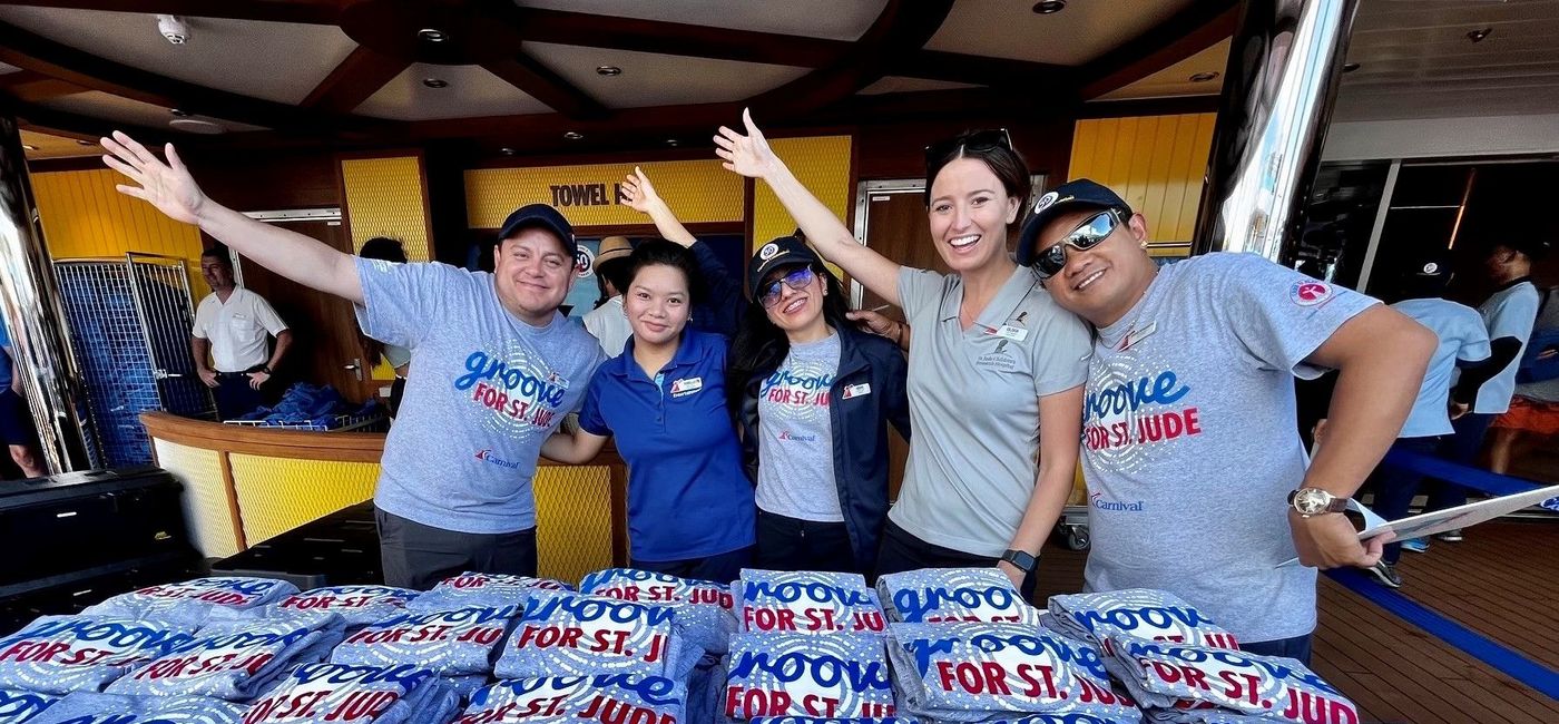 Image: Groove for St. Jude. (photo via Carnival Cruise Line Media)