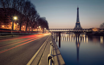 Eiffel tower in Paris, France