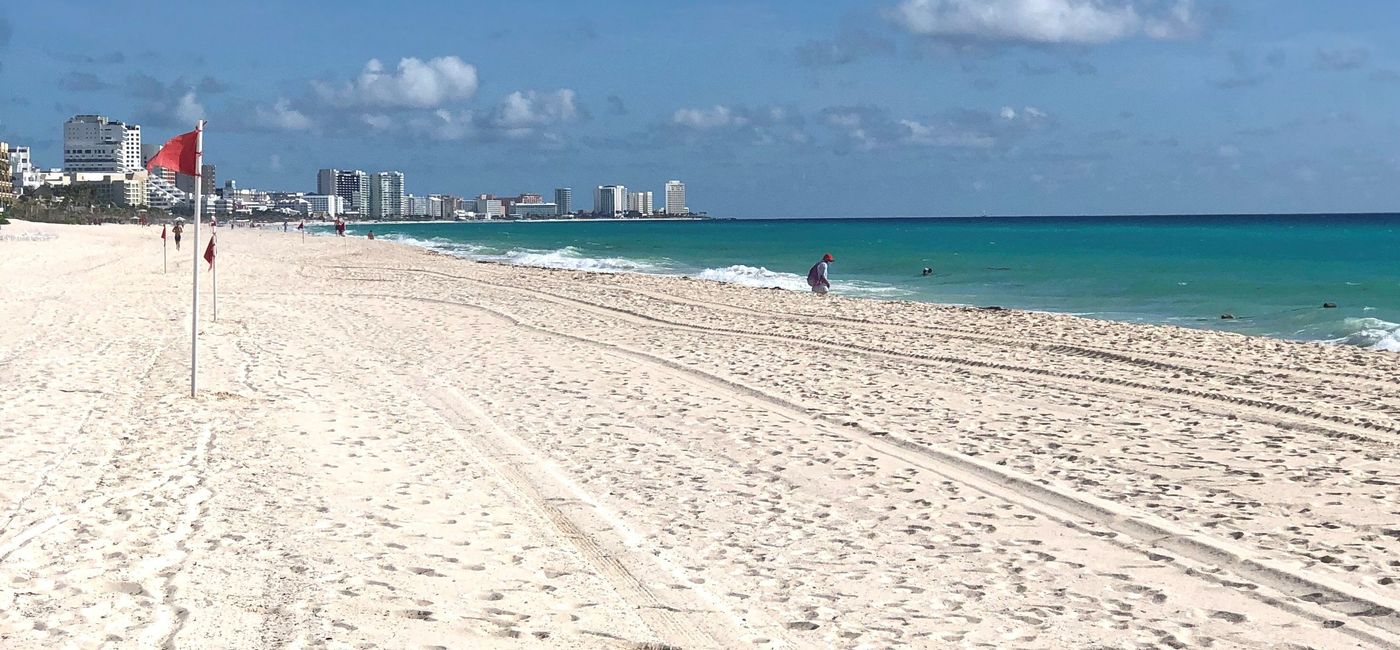 Image: Beach in Cancun. (photo by Codie Liermann)