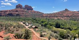View of Cathedral Rock in Sedona, Arizona