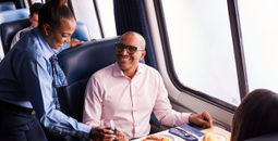 New Acela First Class dining menu.