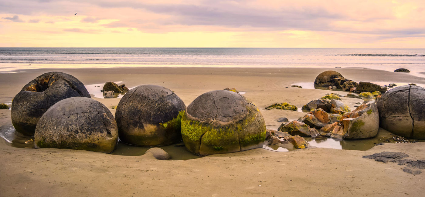 Image: Moeraki Beach, New Zealand (Photo by Lauren Breedlove)