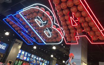NBA display at Disney Springs' NBA Experience