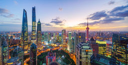 Shanghai, China, skyline, city, urban, panorama