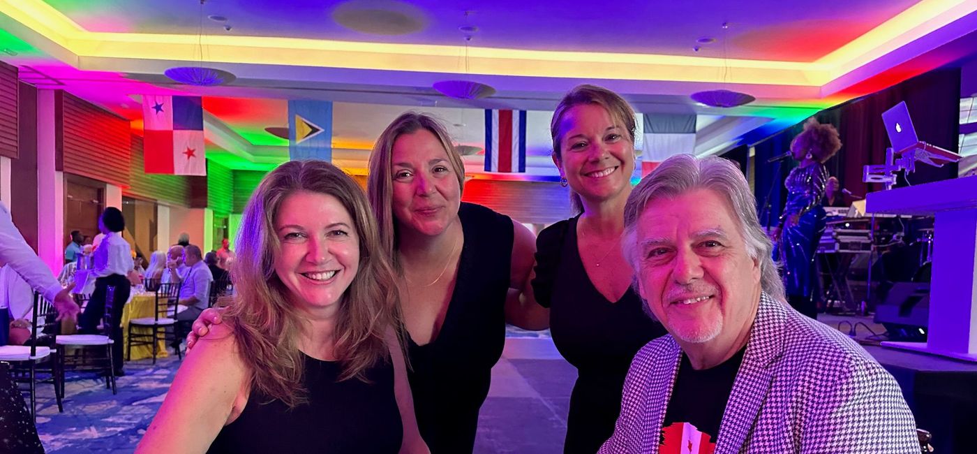 Image: Chantal Lapointe, Michel Villeneuve, Annie Ducharme et son invitée 
