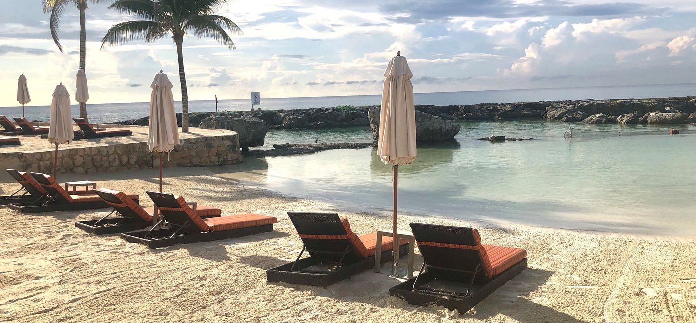 Image: PHOTO: Beach area at Hard Rock Hotel Riviera Maya. (photo by Codie Liermann)