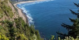 View of Manzanita Beach from Neah-Kah-Nie Mountain