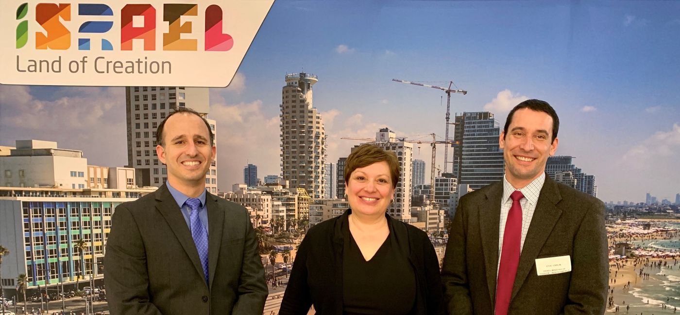 Image: From L to R: Gal Hana, Consul Director for Canada; Galit Baram, Consul General of Israel; and Eyal Carli, Tourism Commissioner of North America (From L to R: Gal Hana, Consul Director for Canada; Galit Baram, Consul General of Israel; and Eyal C)