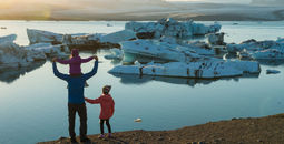 Family travel in Iceland