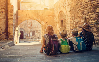 Family travel in Italy