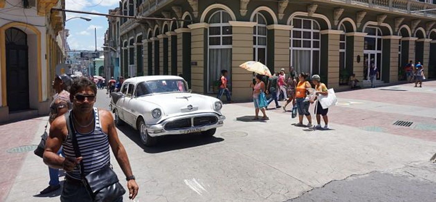 Image: PHOTO: Cespedes Square, Santiago de Cuba. (photo by Brian Major)