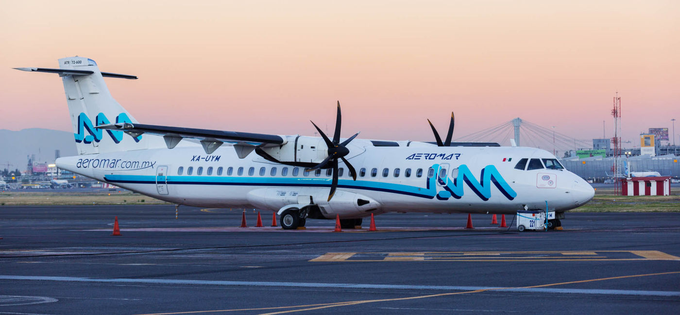 Image: An Aeromar plane on the runway. (photo via Aeromar)