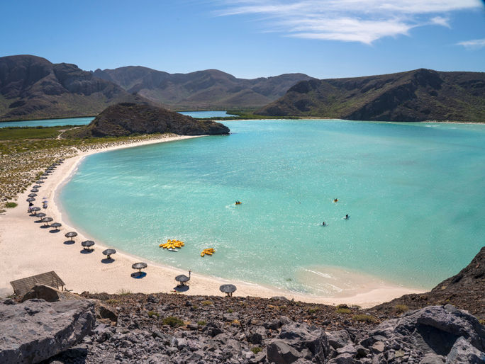 Balandra Bay, inlets, beaches, coasts, La Paz, Baja California Sur, Mexico