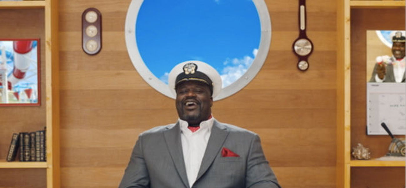 Image: PHOTO: Carnival Cruise Line's Chief Fun Officer Shaquille O’Neal. (photo courtesy of Carnival Cruise Line)