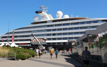 Les médias ont pu visiter le Scenic Eclipse lors de son escale à Québec