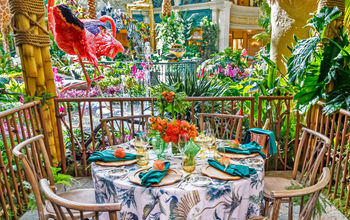 The Garden Table dining concept at Bellagio Resort & Casino, Las Vegas.