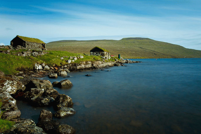 Lake Sorvagsvatn, Leitisvatn, the Faroe Islands, The Nordics 
