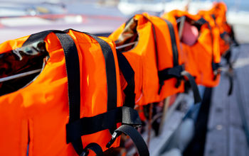 life jackets, railings, safety, cruises, muster drills, rescue, equipment, floatation