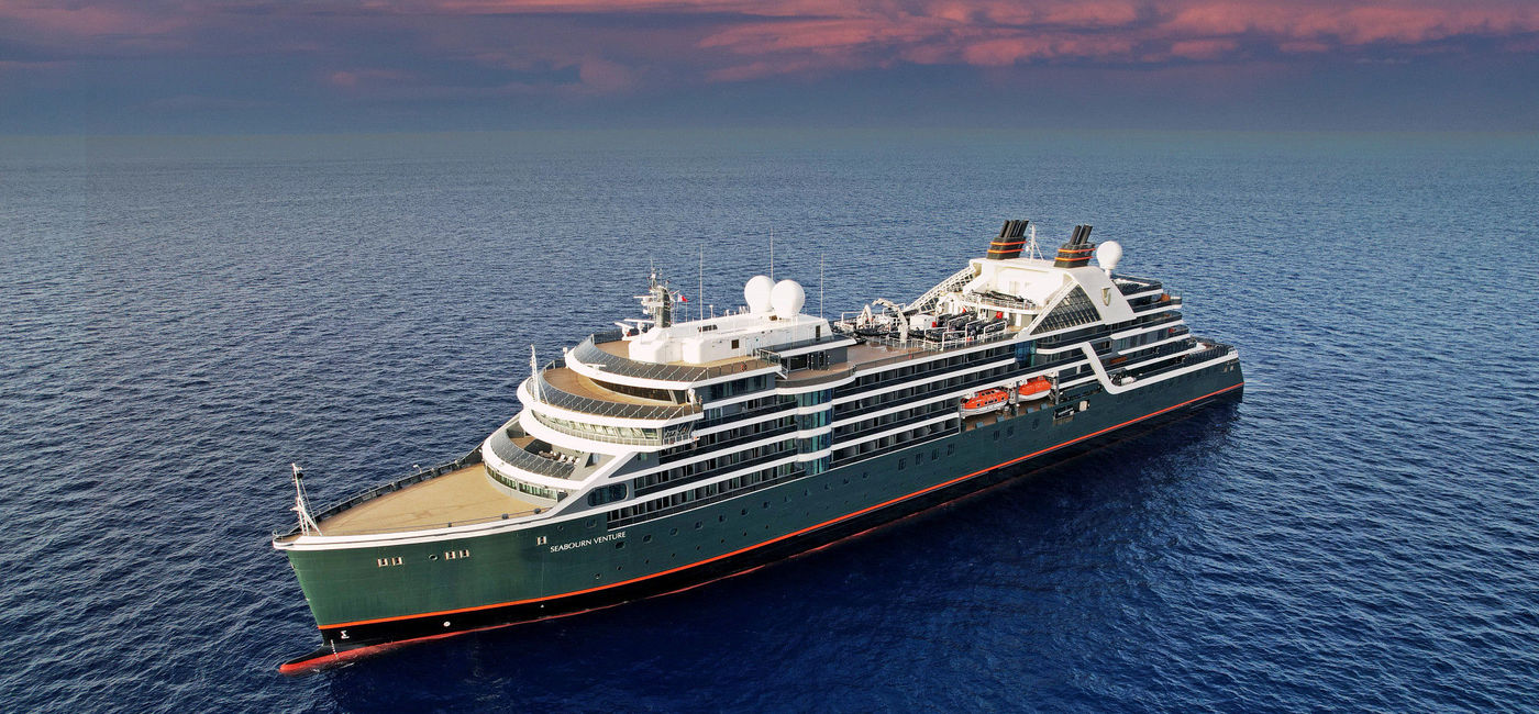 Image: Exterior of the Seabourn Venture, Seabourn's first expedition ship. (photo via Seabourn) ((photo via Seabourn))