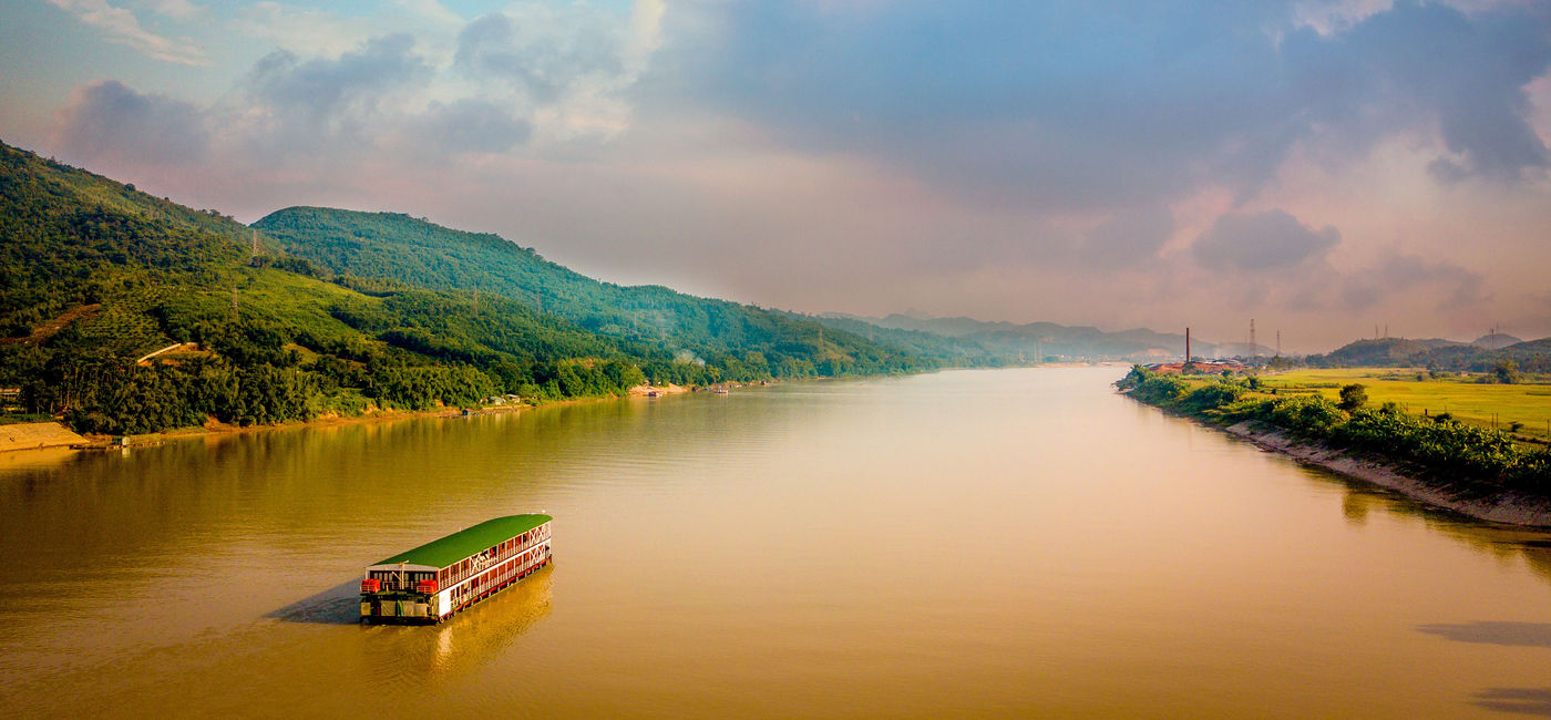 Image: Pandaw Expeditions sailing along the Red River. (photo via Pandaw Expeditions) ((photo via Pandaw Expeditions))
