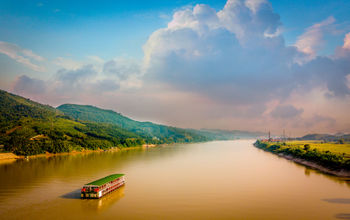 Pandaw Expeditions sailing along the Red River.