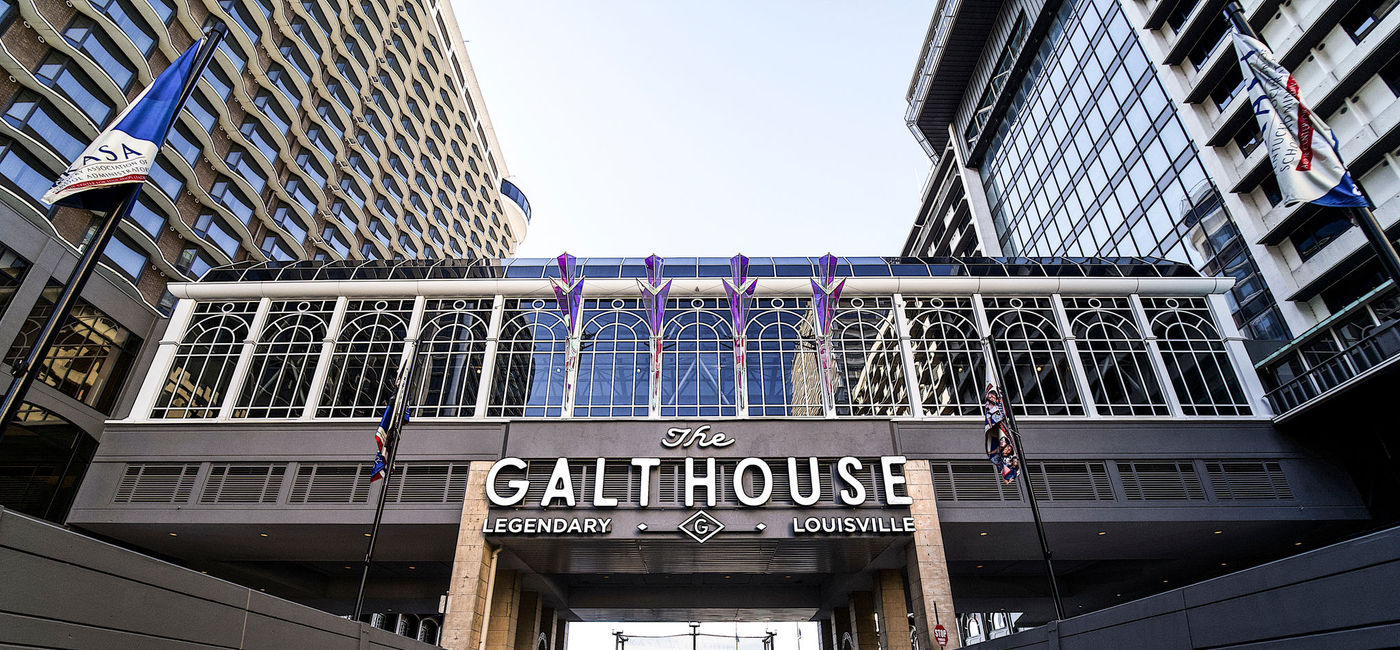Image: PHOTO: The Galt House Hotel Exterior. (photo via Galt House Hotel) ((photo via Galt House Hotel))