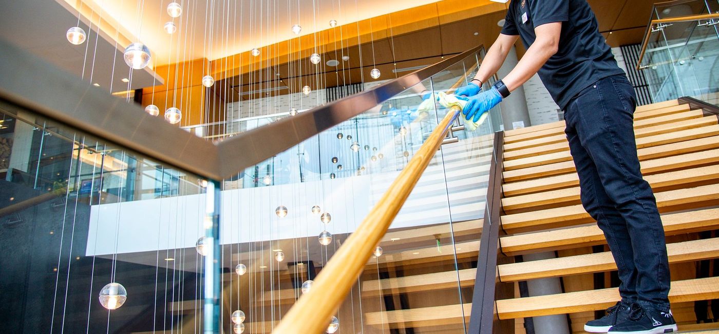 Image: PHOTO: New cleaning procedures at Hilton. (photo courtesy Hilton) (Hilton Hotels)