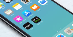 Uber, Uber Eats, apps, phone, smartphone, screen, display